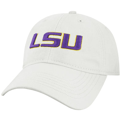 Louisiana State University Spirit Baseball Hat One-Size (White)