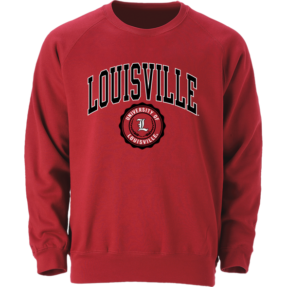 University of Louisville Heritage Crewneck Sweatshirt (Cardinal)