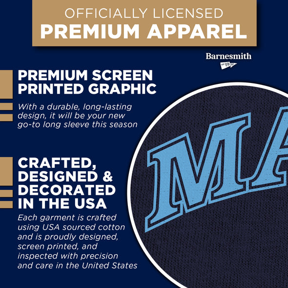 University of Maine Classic Long Sleeve T-Shirt (Navy)