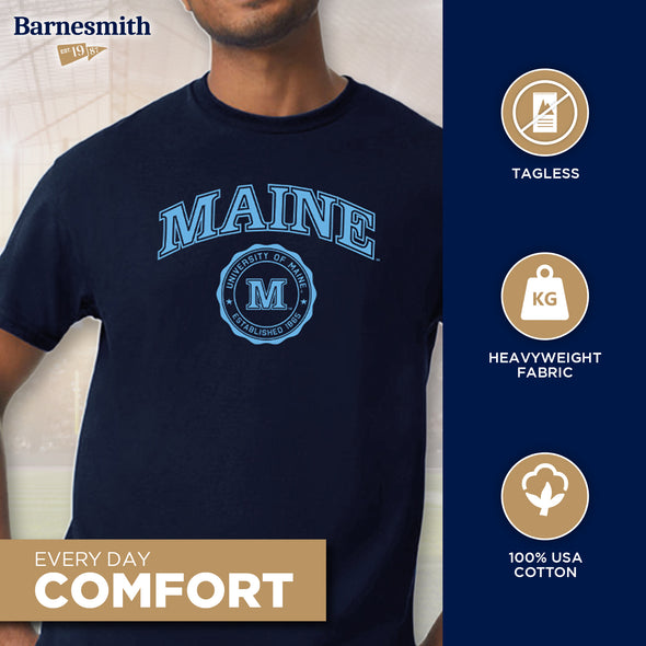 University of Maine Heritage T-Shirt (Navy)