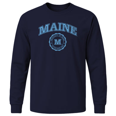 University of Maine Heritage Long Sleeve T-Shirt (Navy)