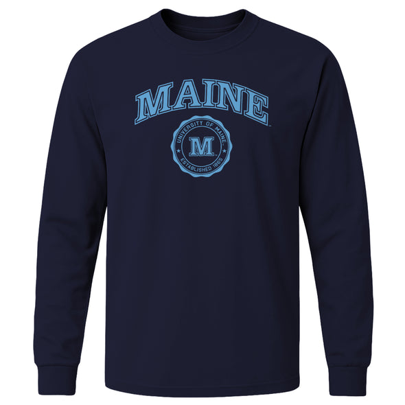 University of Maine Heritage Long Sleeve T-Shirt (Navy)