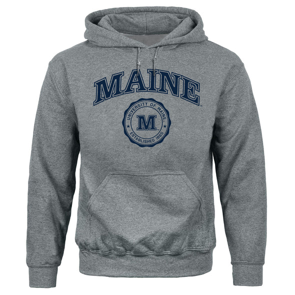 University of Maine Heritage Hooded Sweatshirt (Charcoal Grey)