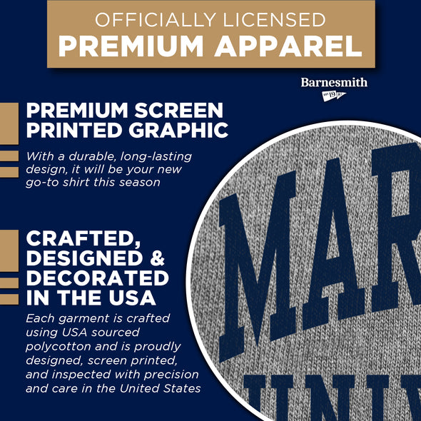 Marquette University Classic T-Shirt (Charcoal Grey)