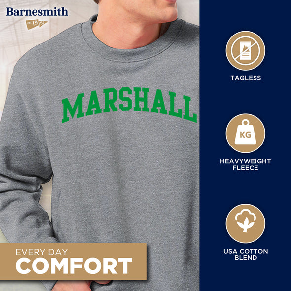 Marshall University Classic Sweatshirt (Charcoal)