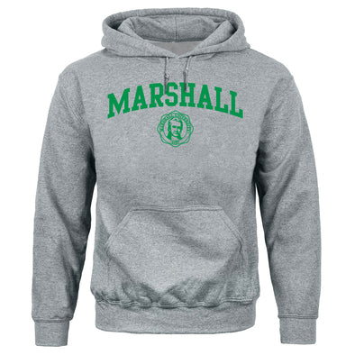 Marshall University Heritage Hooded Sweatshirt (Charcoal Grey)