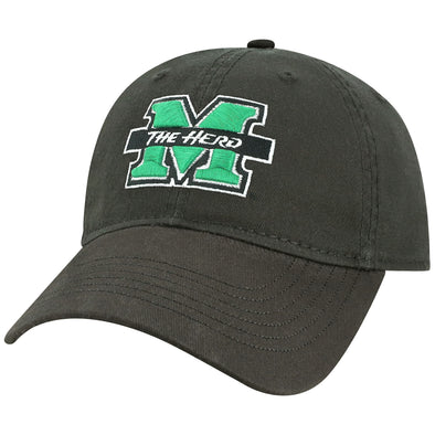 Marshall University Spirit Baseball Hat One-Size (Black)