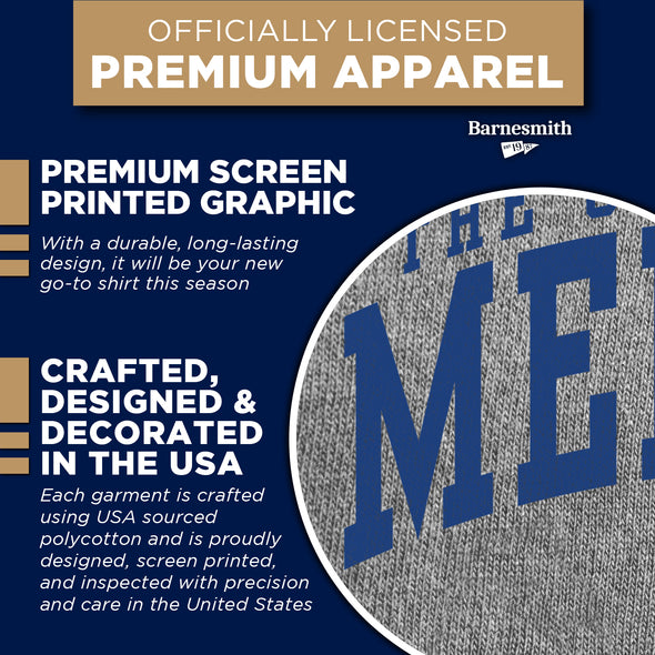 University of Memphis Classic T-Shirt (Charcoal Grey)