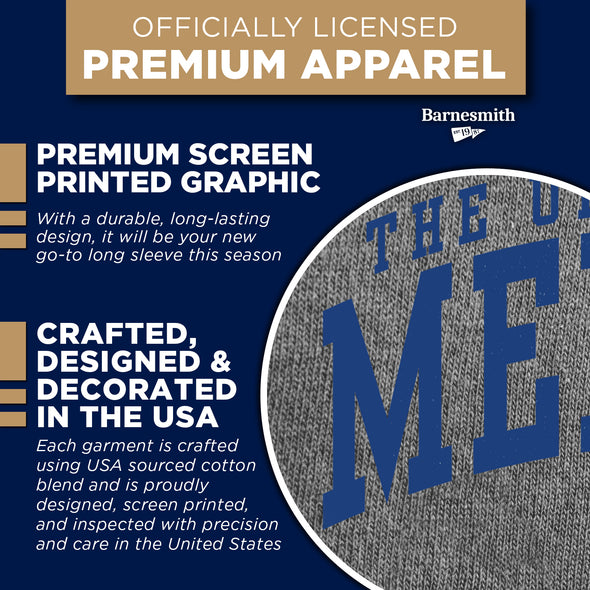 The University of Memphis Classic Long Sleeve T-Shirt (Charcoal Grey)