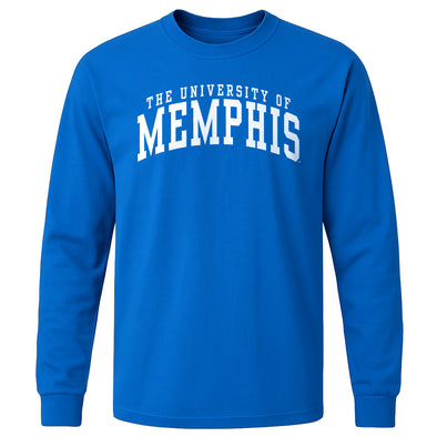 The University of Memphis Classic Long Sleeve T-Shirt (Royal Blue)