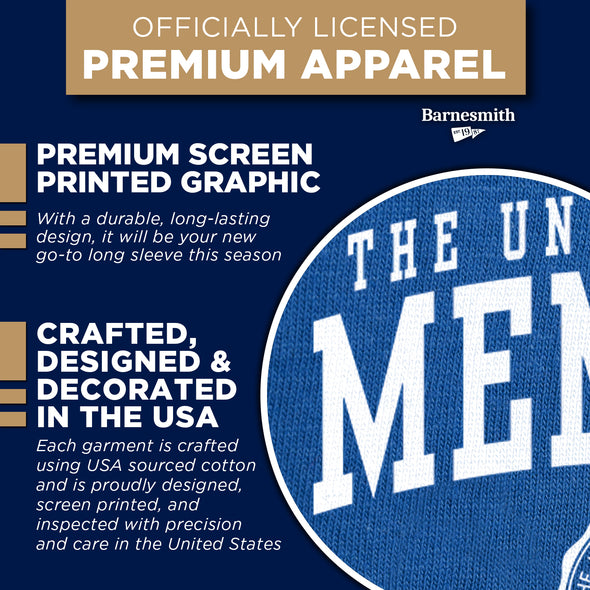 The University of Memphis Heritage Long Sleeve T-Shirt (Royal Blue)