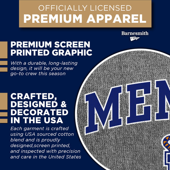 University of Memphis Spirit Sweatshirt (Charcoal Grey)