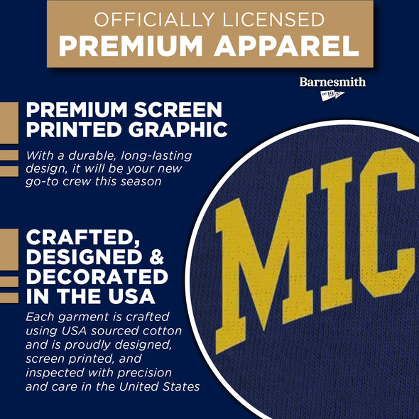 University of Michigan Classic Sweatshirt (Navy)