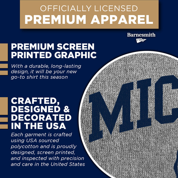 University of Michigan Heritage T-Shirt (Charcoal Grey)