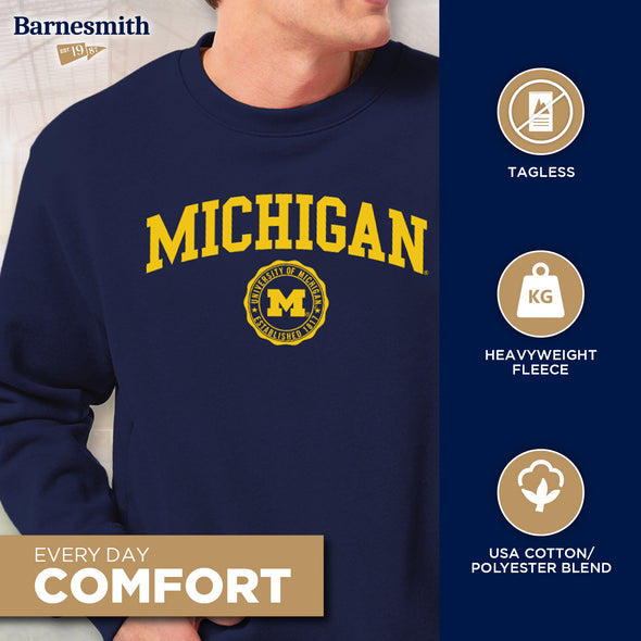 University of Michigan Heritage Sweatshirt (Navy)