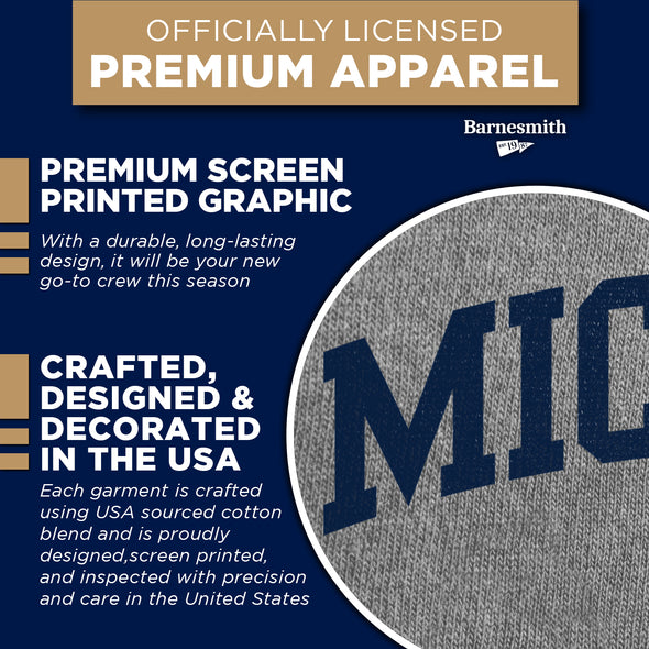 University of Michigan Heritage Sweatshirt (Charcoal Grey)