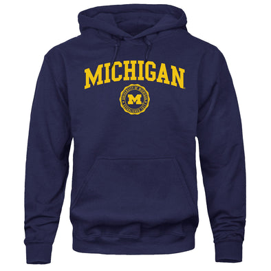 University of Michigan Heritage Hooded Sweatshirt (Navy)