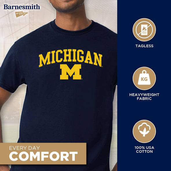 University of Michigan Spirit T-Shirt (Navy)