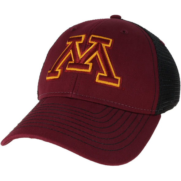 University of Minnesota Sideline Trucker Hat One-Size (Maroon/Black)