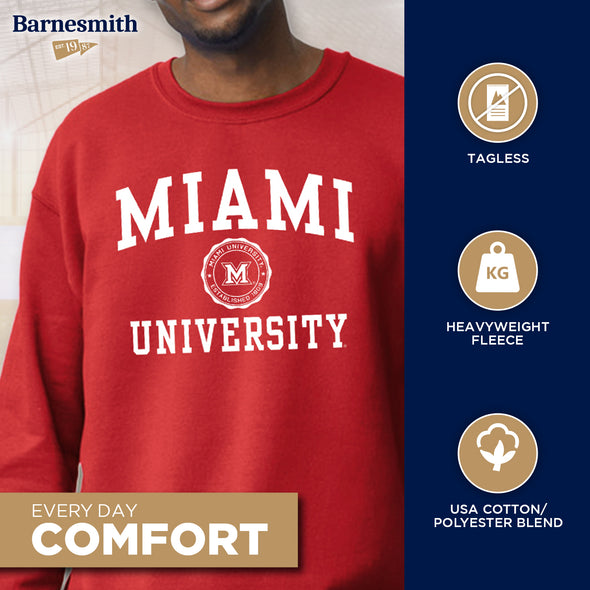 Miami University Heritage Sweatshirt (Red)