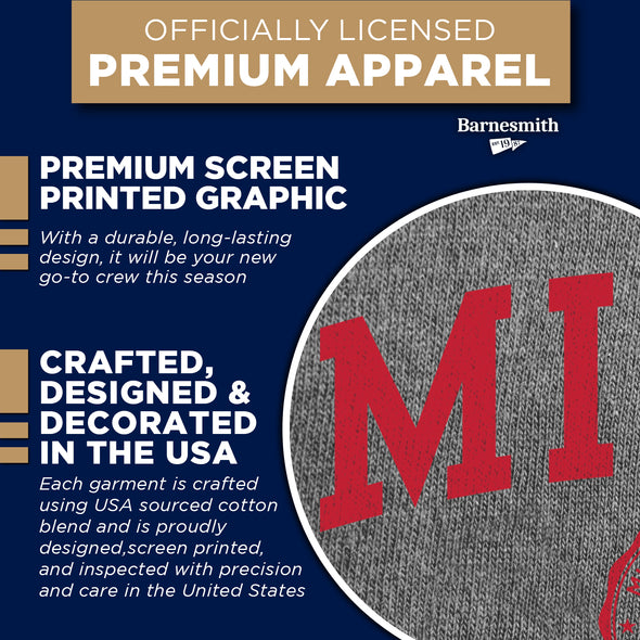 Miami University Heritage Sweatshirt (Charcoal Grey)