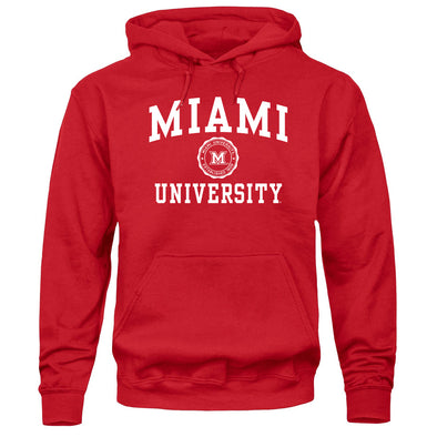 Miami University Heritage Hooded Sweatshirt (Red)
