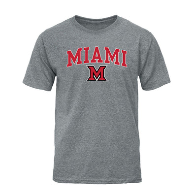 Miami University Spirit T-Shirt (Charcoal Grey)