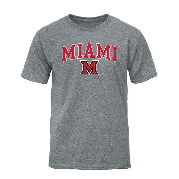 Miami University Spirit T-Shirt (Charcoal Grey)