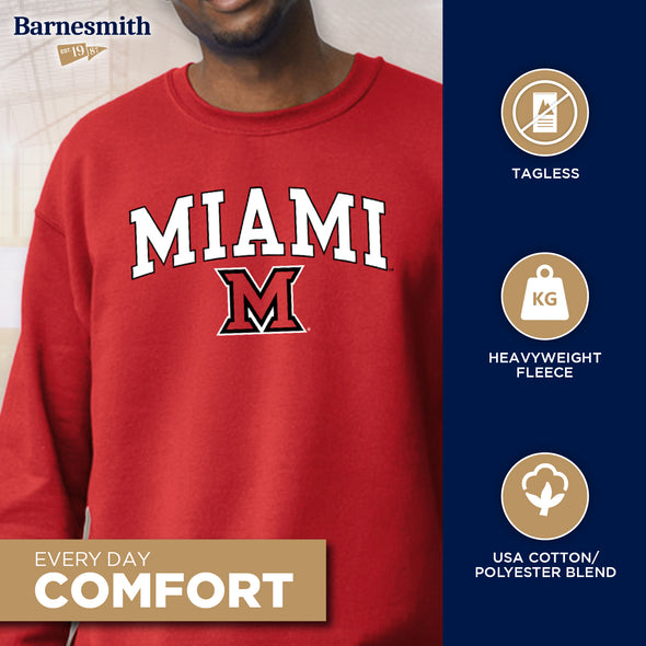 Miami University Spirit Sweatshirt (Red)