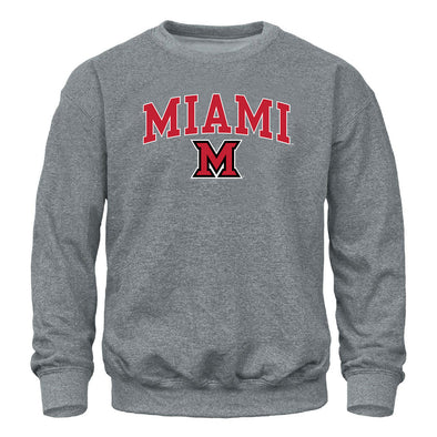 Miami University Spirit Sweatshirt (Charcoal Grey)