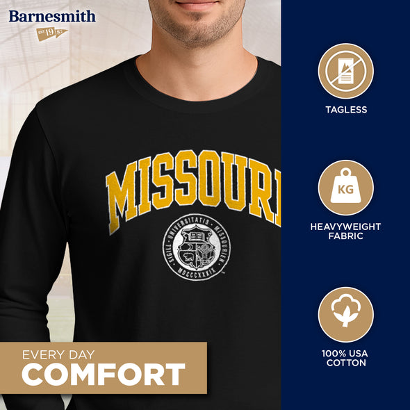 University of Missouri Heritage Long Sleeve T-Shirt (Black)