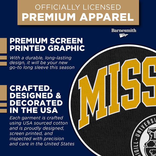 University of Missouri Heritage Long Sleeve T-Shirt (Black)