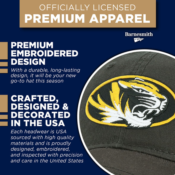 University of Missouri Spirit Baseball Hat One-Size (Black)