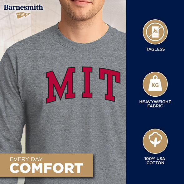MIT Classic Long Sleeve T-Shirt (Charcoal Grey)