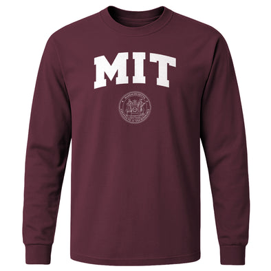 MIT Heritage Long Sleeve T-Shirt (Maroon)