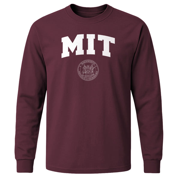 MIT Heritage Long Sleeve T-Shirt (Maroon)