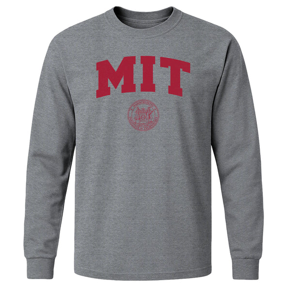 MIT Heritage Long Sleeve T-Shirt (Charcoal Grey)
