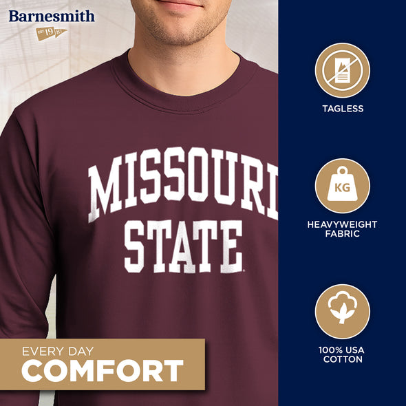 Missouri State University Classic Long Sleeve T-Shirt (Maroon)
