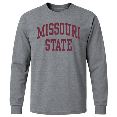 Missouri State University Classic Long Sleeve T-Shirt (Charcoal Grey)