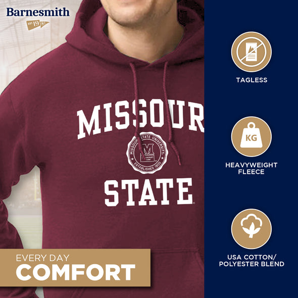 Missouri State University Heritage Hooded Sweatshirt (Maroon)