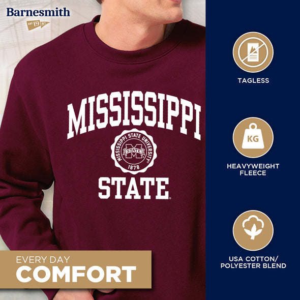 Mississippi State University Heritage Sweatshirt (Maroon)