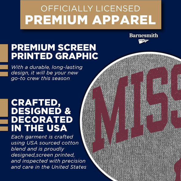 Mississippi State University Heritage Sweatshirt (Charcoal Grey)