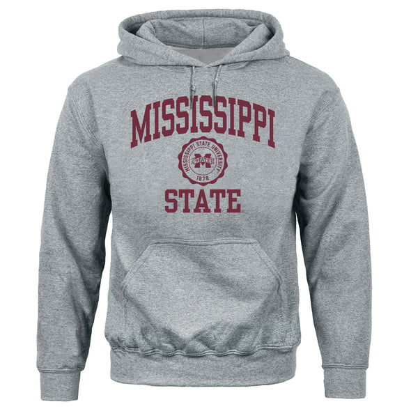 Mississippi State University Heritage Hooded Sweatshirt (Charcoal Grey)