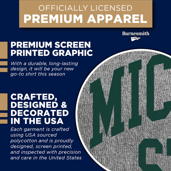 Michigan State University Classic T-Shirt (Charcoal Grey)