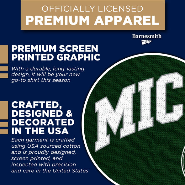 Michigan State University Heritage T-Shirt (Hunter Green)
