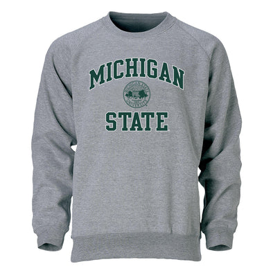 Michigan State University Heritage Crewneck Sweatshirt (Charcoal)