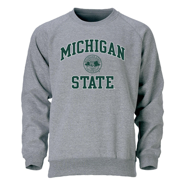 Michigan State University Heritage Crewneck Sweatshirt (Charcoal)