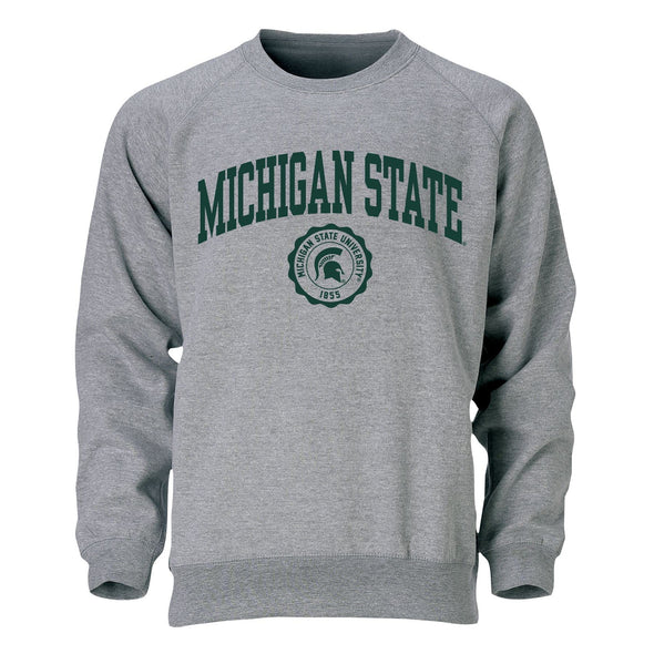 Michigan State University Heritage Crewneck Sweatshirt (Charcoal)