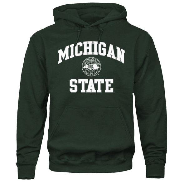 Michigan State University Heritage Hooded Sweatshirt (Hunter Green)