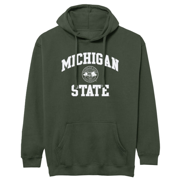 Michigan State University Heritage Hooded Sweatshirt (Hunter Green)